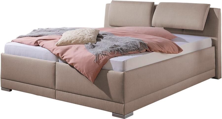 Maintal Gestoffeerd bed Oderzo met bedkist verstelbare hoofdsteun matrassen in h2 of h3 ter keuze - Foto 18