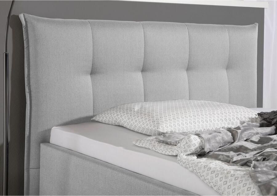 Maintal Gestoffeerd bed Portneuf Zijkanten van het bed zelf te monteren zonder bedkist - Foto 2