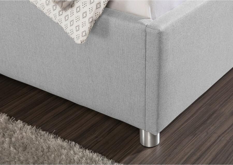 Maintal Gestoffeerd bed Portneuf Zijkanten van het bed zelf te monteren zonder bedkist - Foto 3