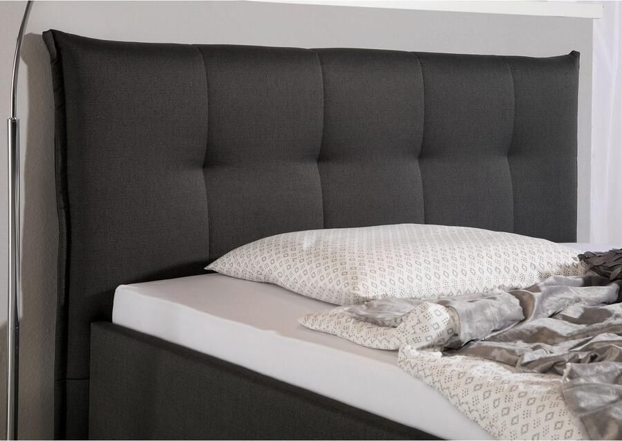 Maintal Gestoffeerd bed Portneuf Zijkanten van het bed zelf te monteren zonder bedkist - Foto 2