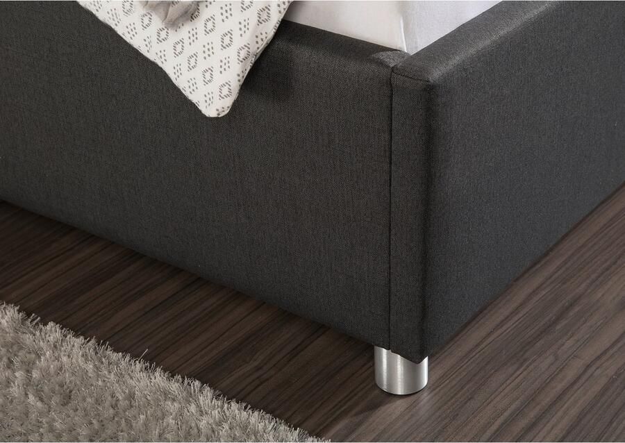 Maintal Gestoffeerd bed Portneuf Zijkanten van het bed zelf te monteren zonder bedkist - Foto 3