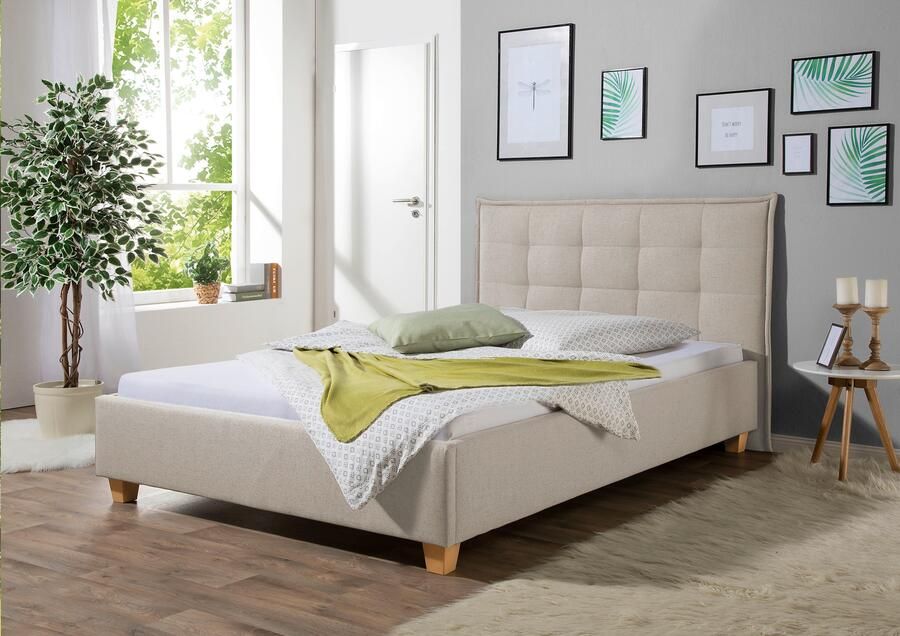 Maintal Gestoffeerd bed Retlaw Zijkanten van het bed zelf te monteren zonder bedkist - Foto 7