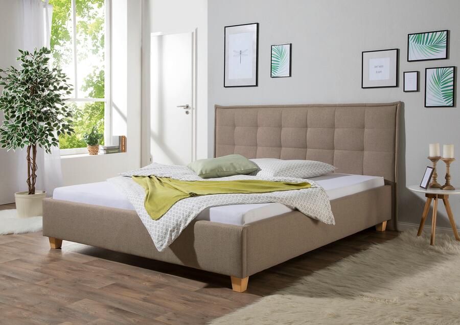 Maintal Gestoffeerd bed Retlaw Zijkanten van het bed zelf te monteren zonder bedkist - Foto 5