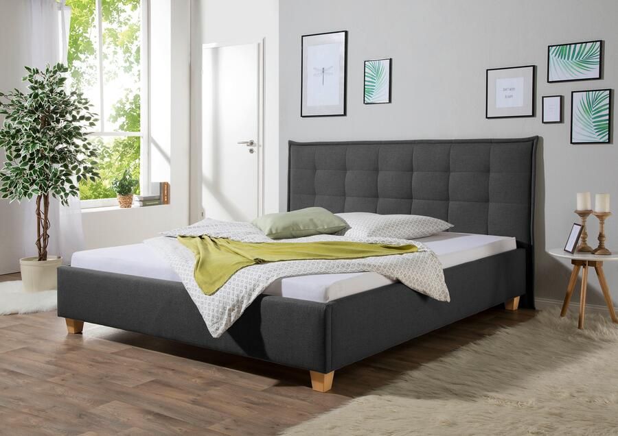 Maintal Gestoffeerd bed Retlaw Zijkanten van het bed zelf te monteren zonder bedkist - Foto 7