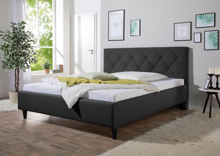 Maintal Gestoffeerd bed Rexburg Zijkanten van het bed zelf te monteren zonder bedkist - Foto 6