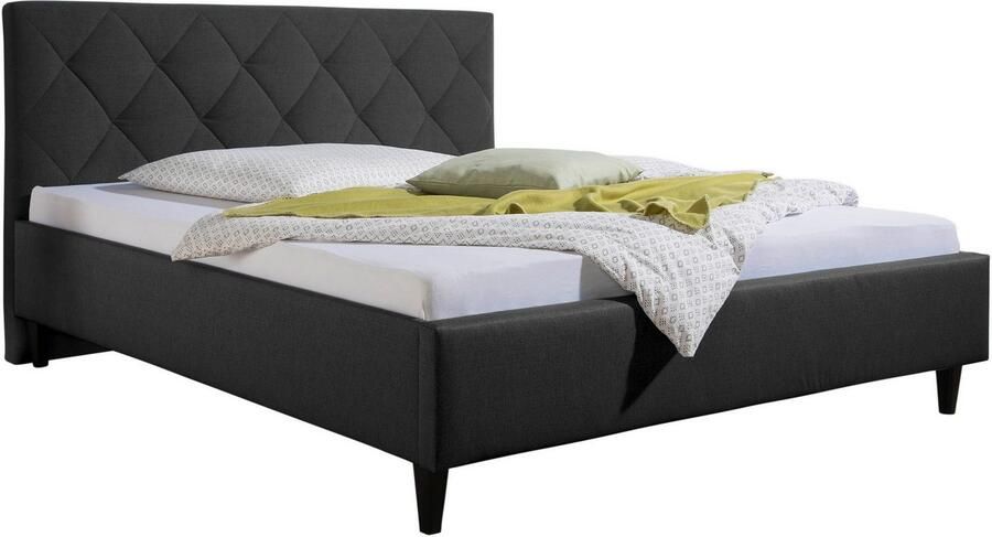 Maintal Gestoffeerd bed Rexburg Zijkanten van het bed zelf te monteren zonder bedkist - Foto 4