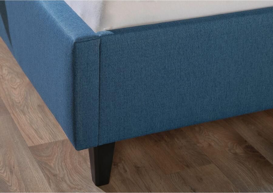 Maintal Gestoffeerd bed Rexburg Zijkanten van het bed zelf te monteren zonder bedkist - Foto 3