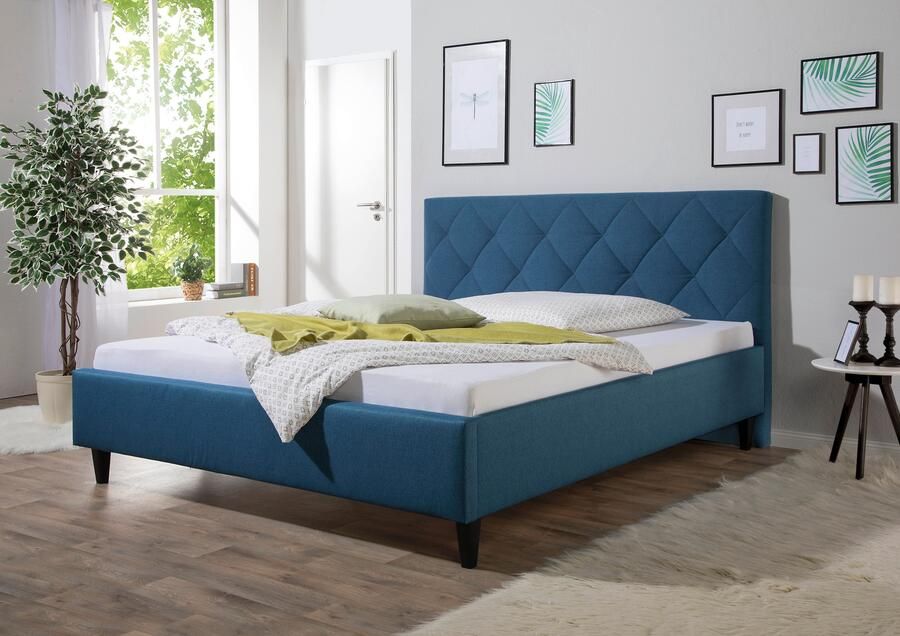 Maintal Gestoffeerd bed Rexburg Zijkanten van het bed zelf te monteren zonder bedkist - Foto 6