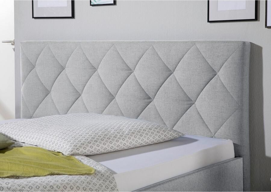 Maintal Gestoffeerd bed Rexburg Zijkanten van het bed zelf te monteren zonder bedkist - Foto 3