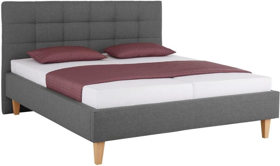 Maintal Gestoffeerd bed Tom in 4 breedten zonder matras of met koudschuim resp. binnenveringsmatras - Foto 5