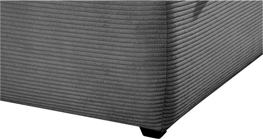 Maintal Gestoffeerd bed Wiesenbach met cord-stof optioneel in hardheidsgraad h2 h3 of h4 - Foto 5