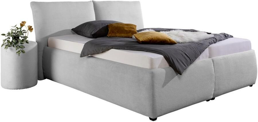Maintal Gestoffeerd bed Wiesenbach met cord-stof optioneel in hardheidsgraad h2 h3 of h4 - Foto 7
