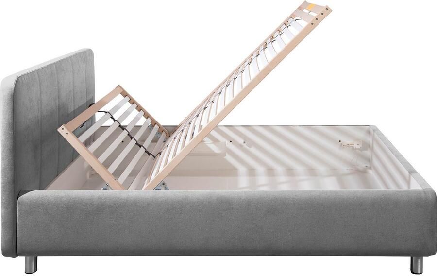 Maintal Gestoffeerd bed Wiesenblick verkrijgbaar in fluweel en structuur - Foto 6