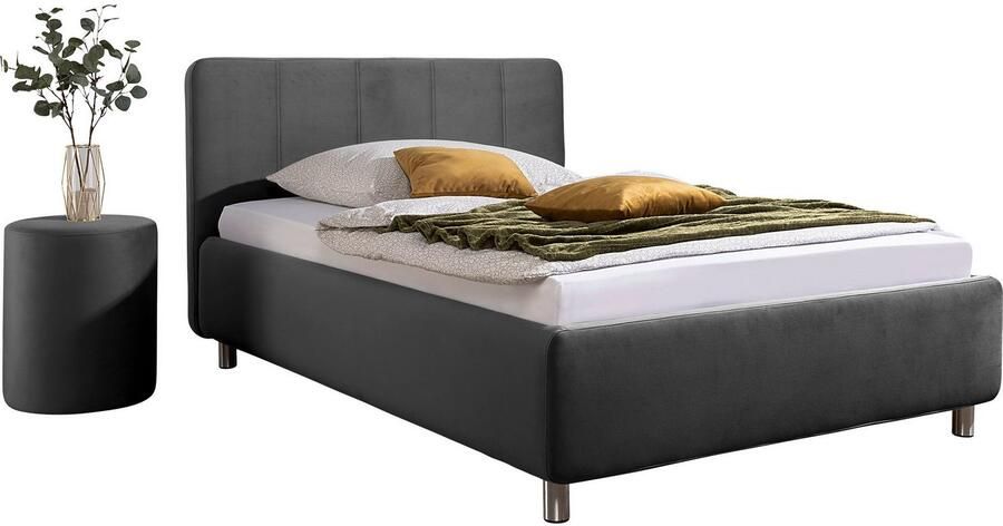 Maintal Gestoffeerd bed Wiesenblick verkrijgbaar in fluweel en structuur - Foto 7