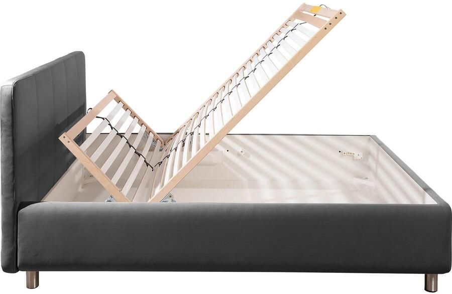 Maintal Gestoffeerd bed Wiesenblick verkrijgbaar in fluweel en structuur - Foto 6