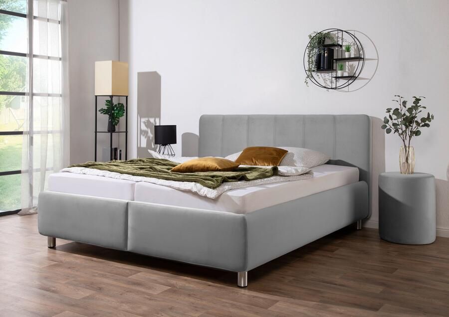 Maintal Gestoffeerd bed Wiesenblick verkrijgbaar in fluweel en structuur - Foto 8