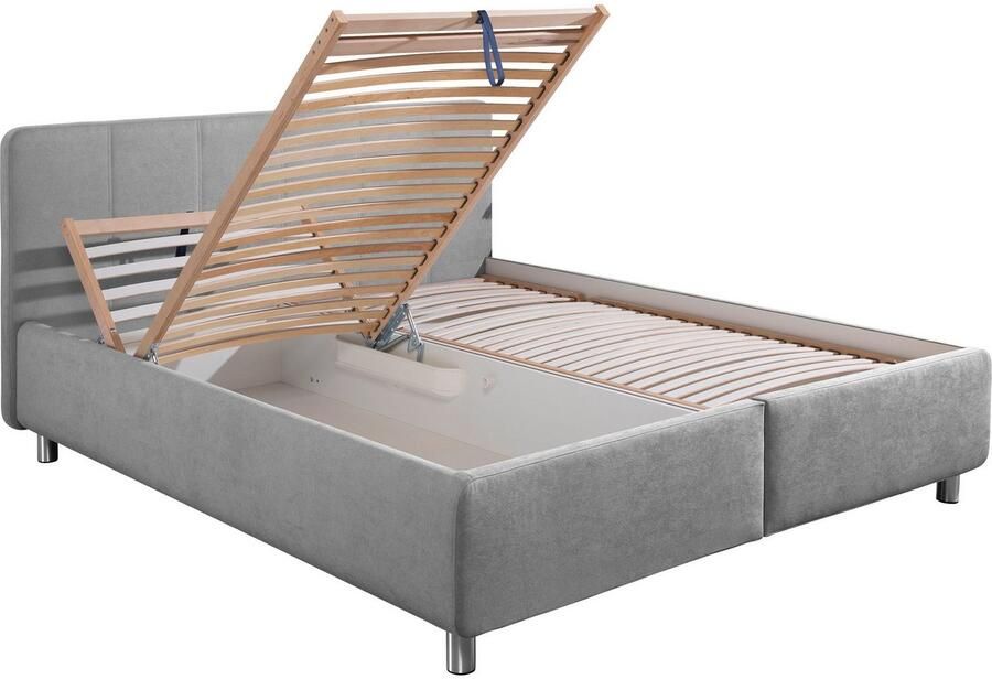 Maintal Gestoffeerd bed Wiesenblick verkrijgbaar in fluweel en structuur - Foto 3