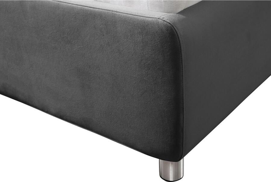 Maintal Gestoffeerd bed Wiesenblick verkrijgbaar in fluweel en structuur - Foto 4