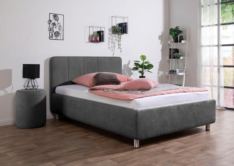 Maintal Gestoffeerd bed Wiesenblick verkrijgbaar in fluweel en structuur - Foto 8