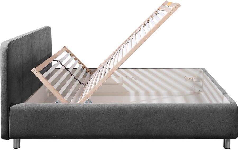 Maintal Gestoffeerd bed Wiesenblick verkrijgbaar in fluweel en structuur - Foto 6