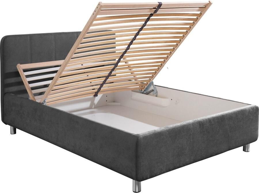 Maintal Gestoffeerd bed Wiesenblick verkrijgbaar in fluweel en structuur