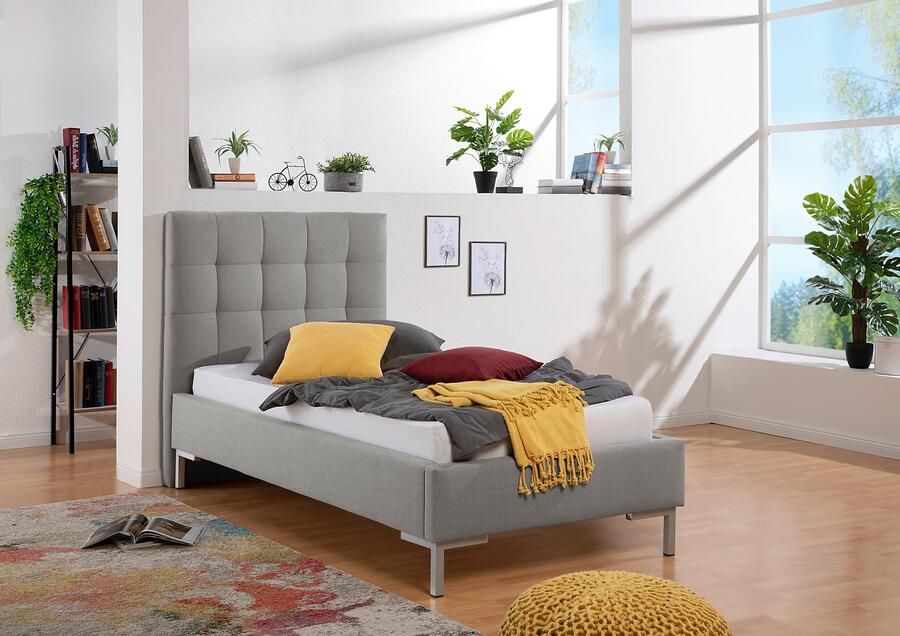 Maintal Gestoffeerd bed Zijkanten van het bed zelf te monteren zonder bedkist - Foto 7