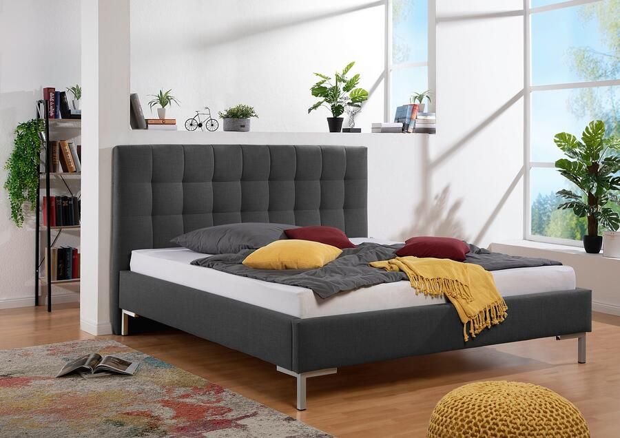 Maintal Gestoffeerd bed Zijkanten van het bed zelf te monteren zonder bedkist - Foto 7