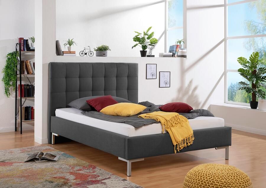 Maintal Gestoffeerd bed Zijkanten van het bed zelf te monteren zonder bedkist - Foto 7