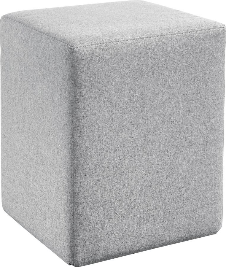 Maintal Hocker Kieferwald vierkant stof bekleed - Foto 2