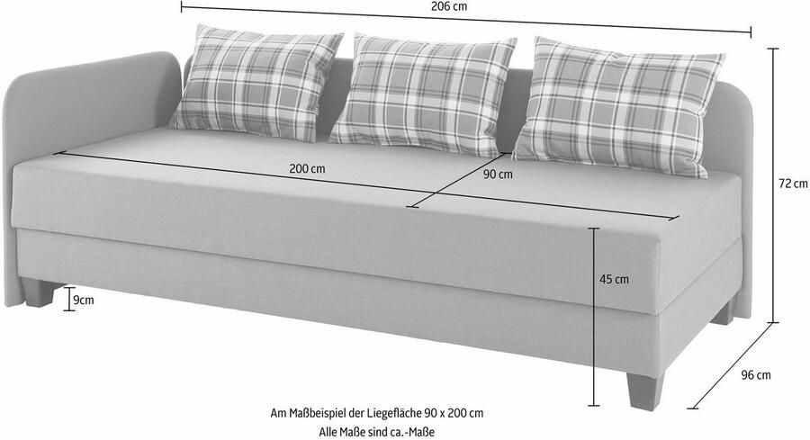 Maintal Logeerbed met ombouw en bedkist - Foto 4