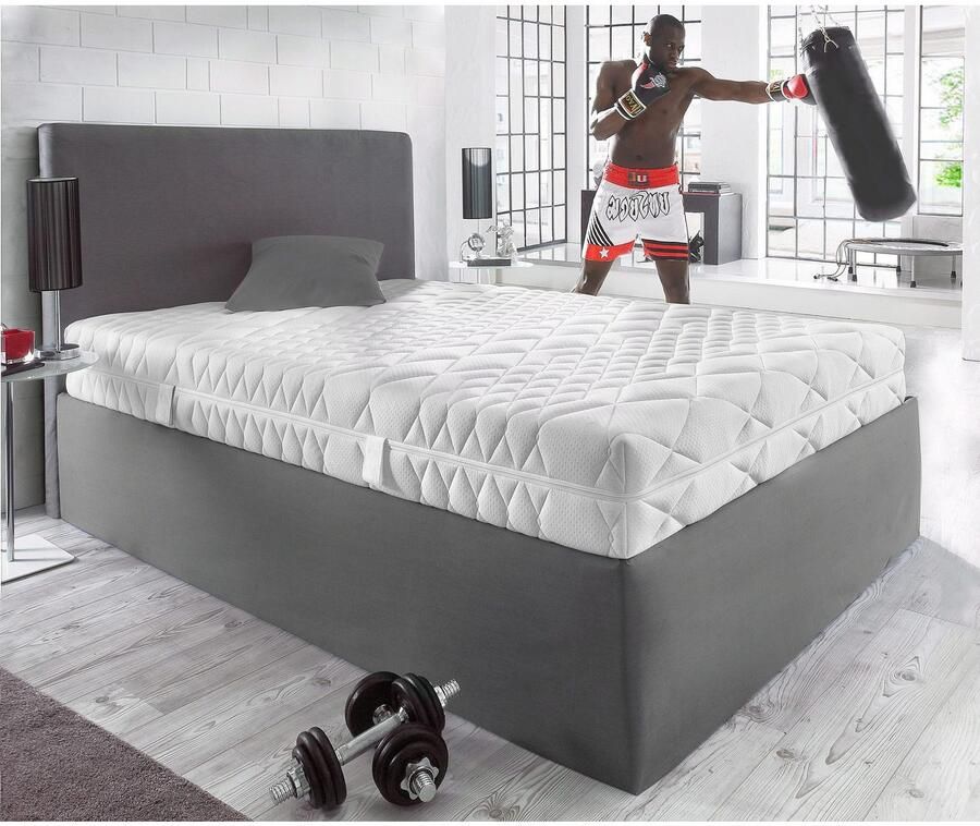 Malie Pocketveringsmatras Kroon matras 90x200 cm 140x200 cm & andere afmetingen hoogte 21 cm (voordeelset) - Foto 2