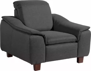 Max Winzer Fauteuil ALESSIO met afgeronde rugleuning