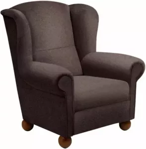 Max Winzer Oorfauteuil Malmö met houten bolpootjes