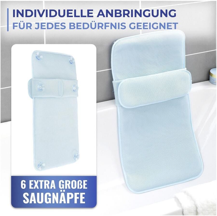 Maximex Badmat met kussen van drukverlagend polyester-3d-mesh-weefsel (1 stuk) - Foto 4