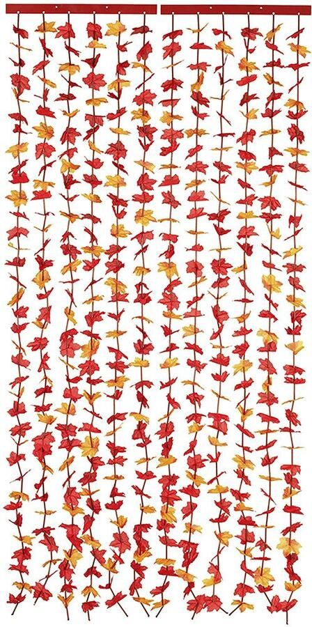 Maximex Deurgordijn Indian summer Bladeren gordijn voor balkon en terras insecten- en privacybescherming (1 stuk) - Foto 6