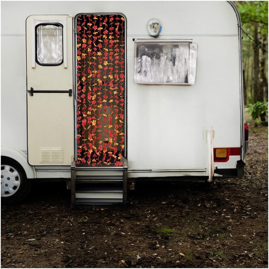 Maximex Deurgordijn Indian summer Bladeren gordijn voor balkon en terras insecten- en privacybescherming (1 stuk) - Foto 3