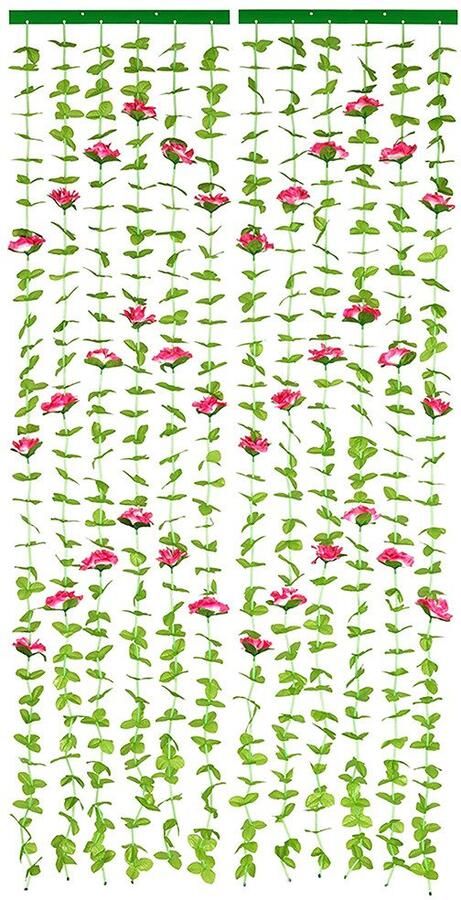 Maximex Deurgordijn Rosen Bladeren gordijn voor balkon en terras insecten- en privacybescherming (1 stuk) - Foto 6