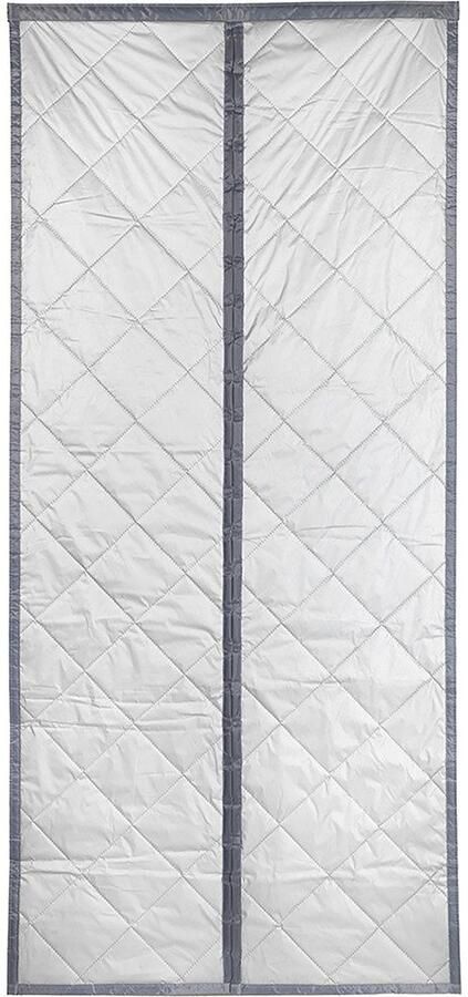 Maximex Deurgordijn Warmtebescherming 2in1 90x200 cm thermo-gordijn reflecterende buitenkant ondoorzichtig (1 stuk) - Foto 7