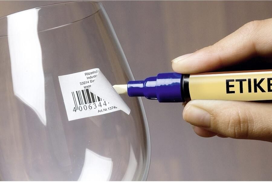 Maximex Etikettenrol Etiketten-ex en zelfklevende etiketten zelfklevend voor labelen met etiketverwijder pennen (set 4 stuks) - Foto 4