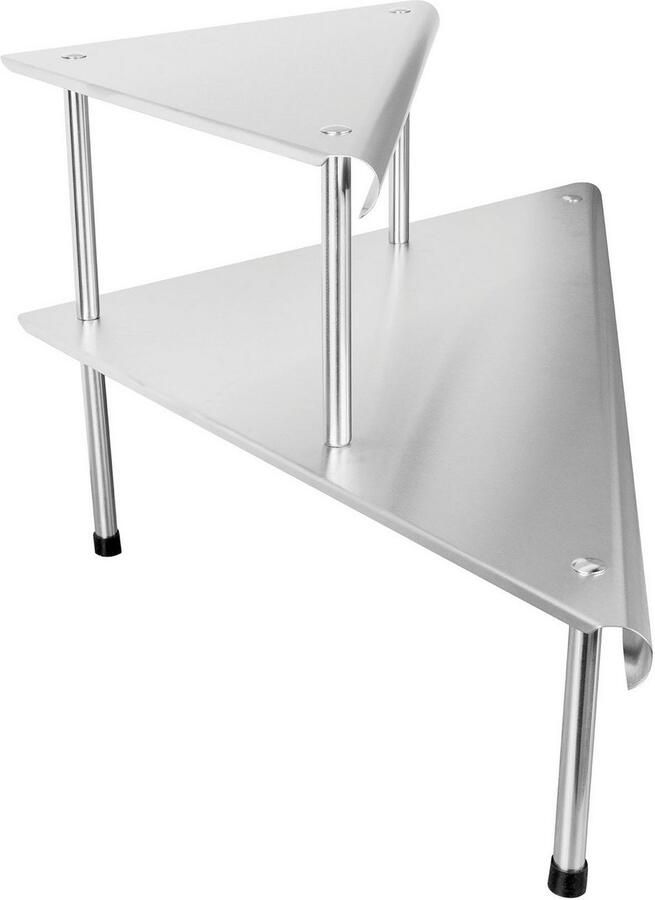 Maximex Keukenrek Massivo Duo Hoekrek voor de keuken 2 planken meer ruimte op het werkblad - Foto 8