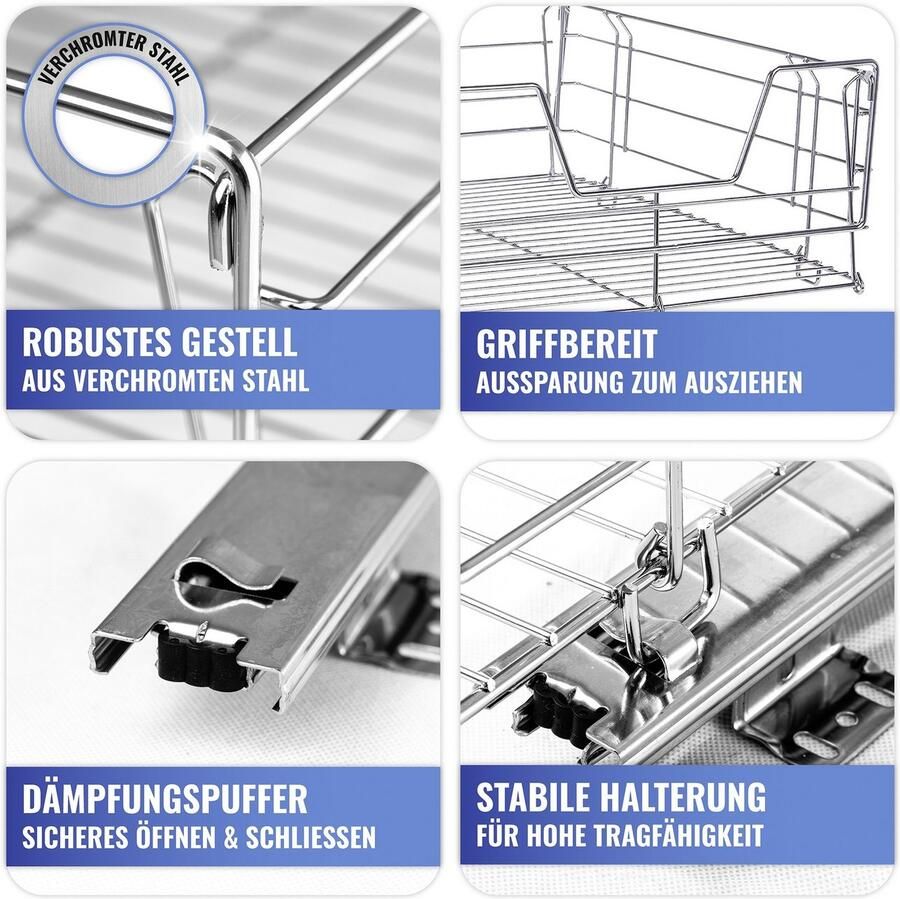 Maximex Lade Maxi Kastlade voor extra opbergruimte in de keukenkast
