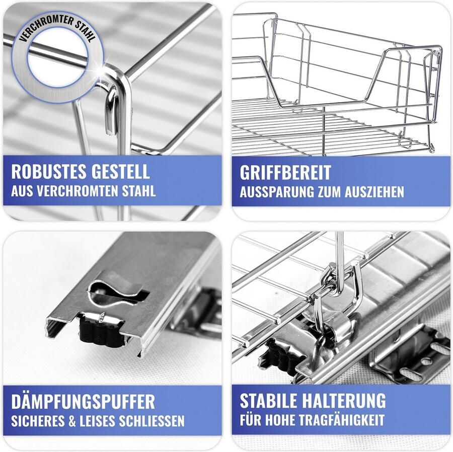 Maximex Lade Midi Kastlade voor extra opbergruimte in de keukenkast