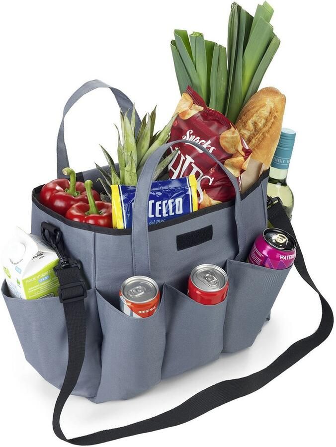 Maximex Organizer Universele caddy 8 zakken vouwbare draagtas voor thuis en onderweg 15 liter - Foto 9