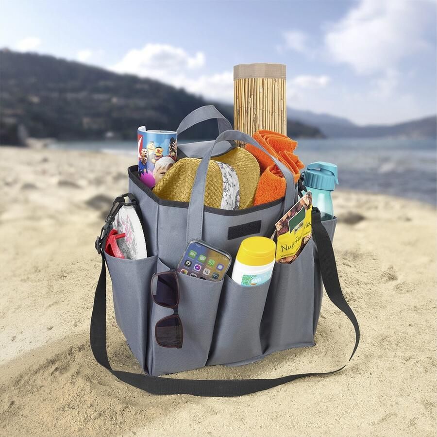 Maximex Organizer Universele caddy 8 zakken vouwbare draagtas voor thuis en onderweg 15 liter - Foto 4