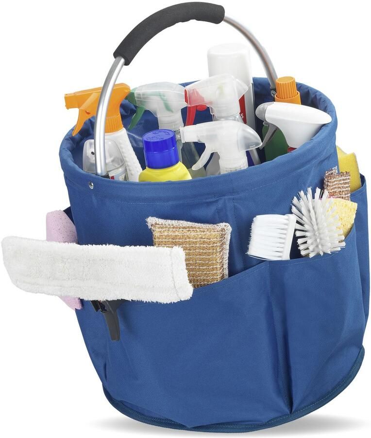 Maximex Organizer Universele reinigingscaddy model HERKULES vouwbare draagtas voor thuis en onderweg 34 liter - Foto 9