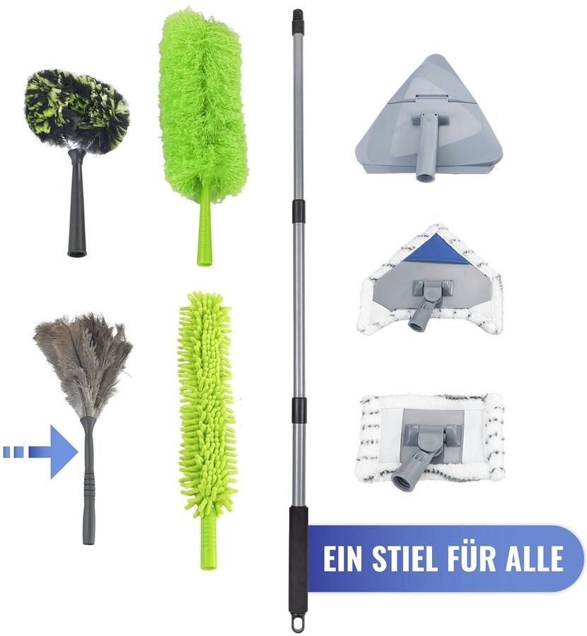 Maximex Plumeau Struisvogelveer met knikverbinding en telescopische steel - Foto 8