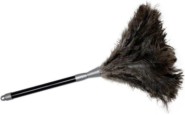 Maximex Plumeau Struisvogelveer Stof-Magneet Stofdoek met 100% echte struisvogelveren uittrekbare telescoopsteel (1 stuk) - Foto 6