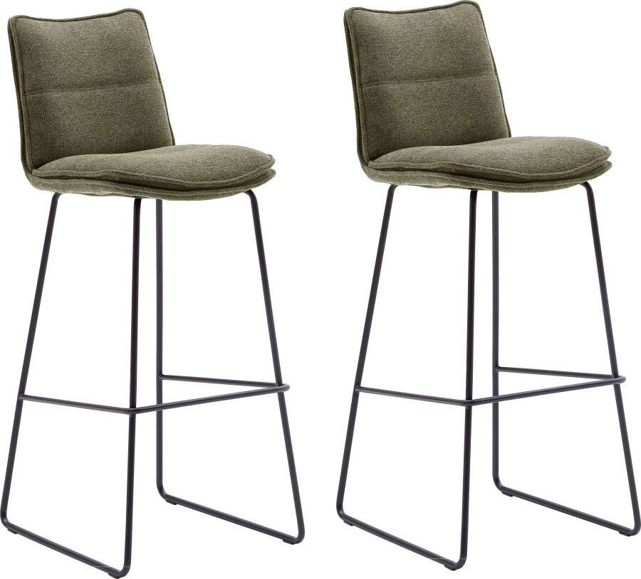 MCA furniture Barkruk Hampton Barkruk 180º draaibaar met nivellering tot 120 kg belastbaar (2 stuks) - Foto 1