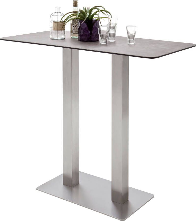 MCA furniture Bartafel Zarina Bartafel met vitrokeramiek tafelblad met edelstaal frame - Foto 2