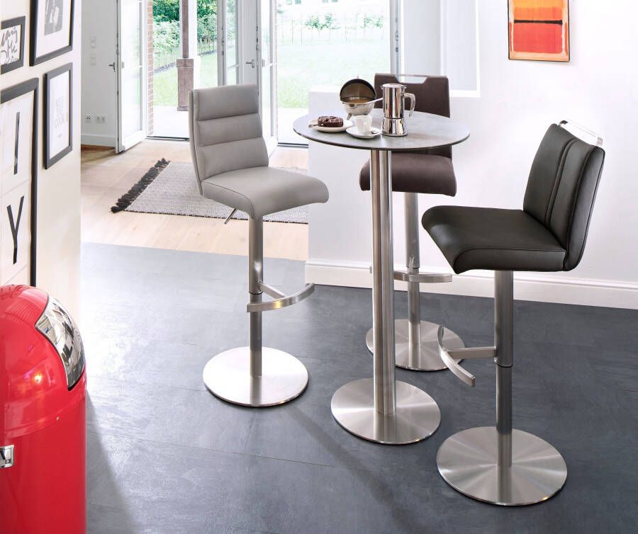MCA furniture Bartafel Zarina Bartafel met vitrokeramiek tafelblad met edelstaal frame - Foto 5